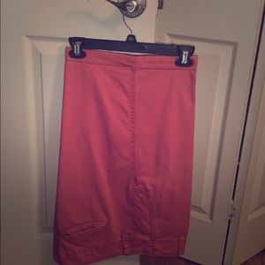 Salmon khaki shorts